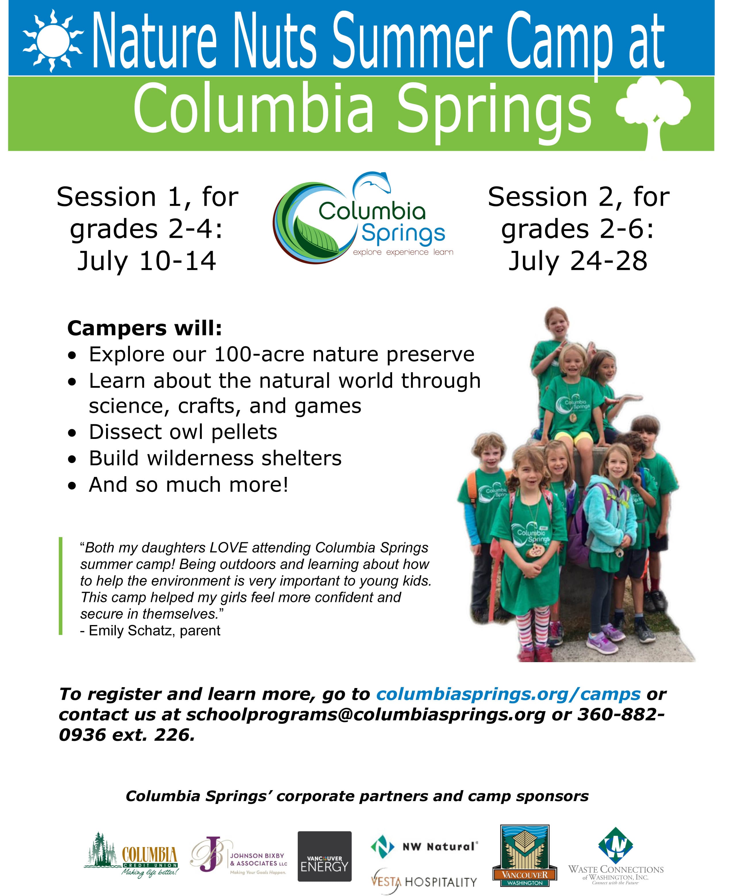 Summer Camp Registration Now Open!