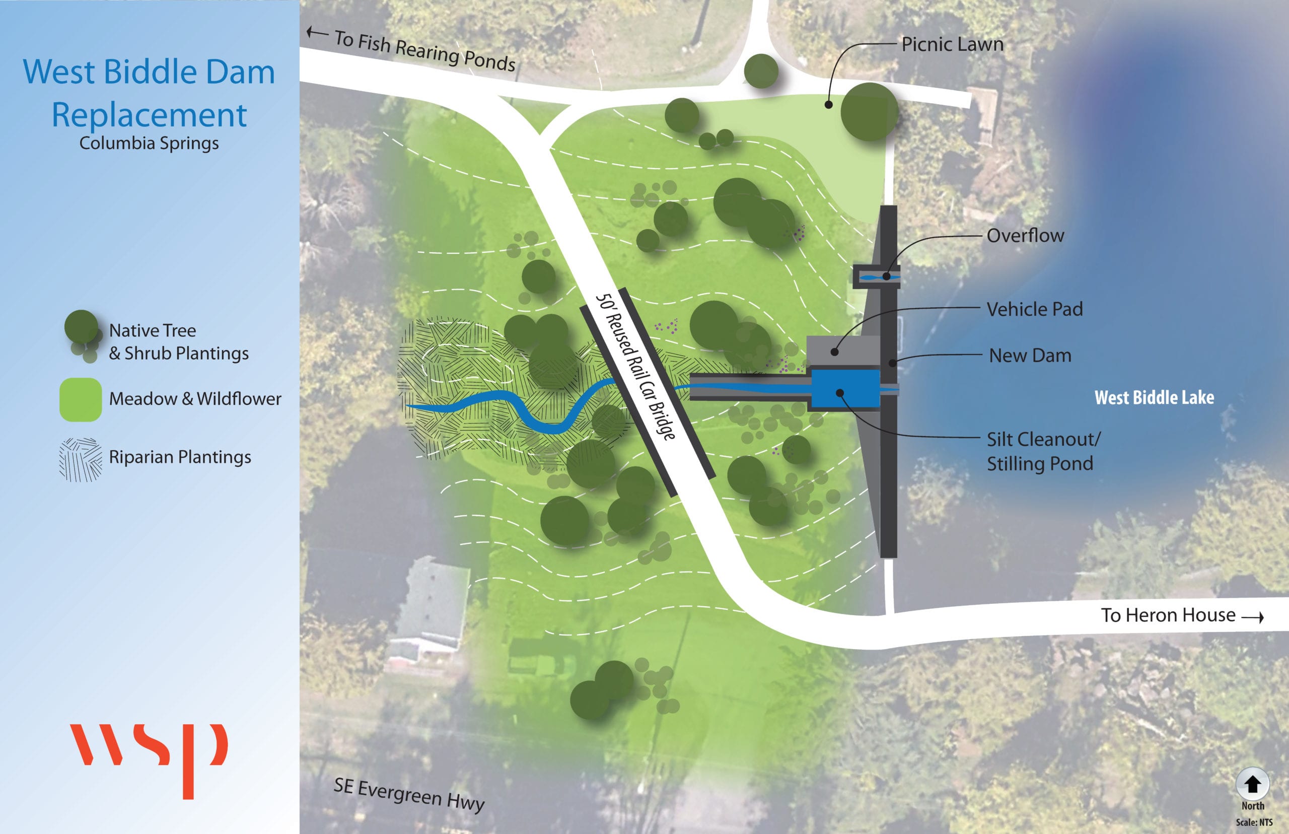 west biddle dam replacement concept drawing